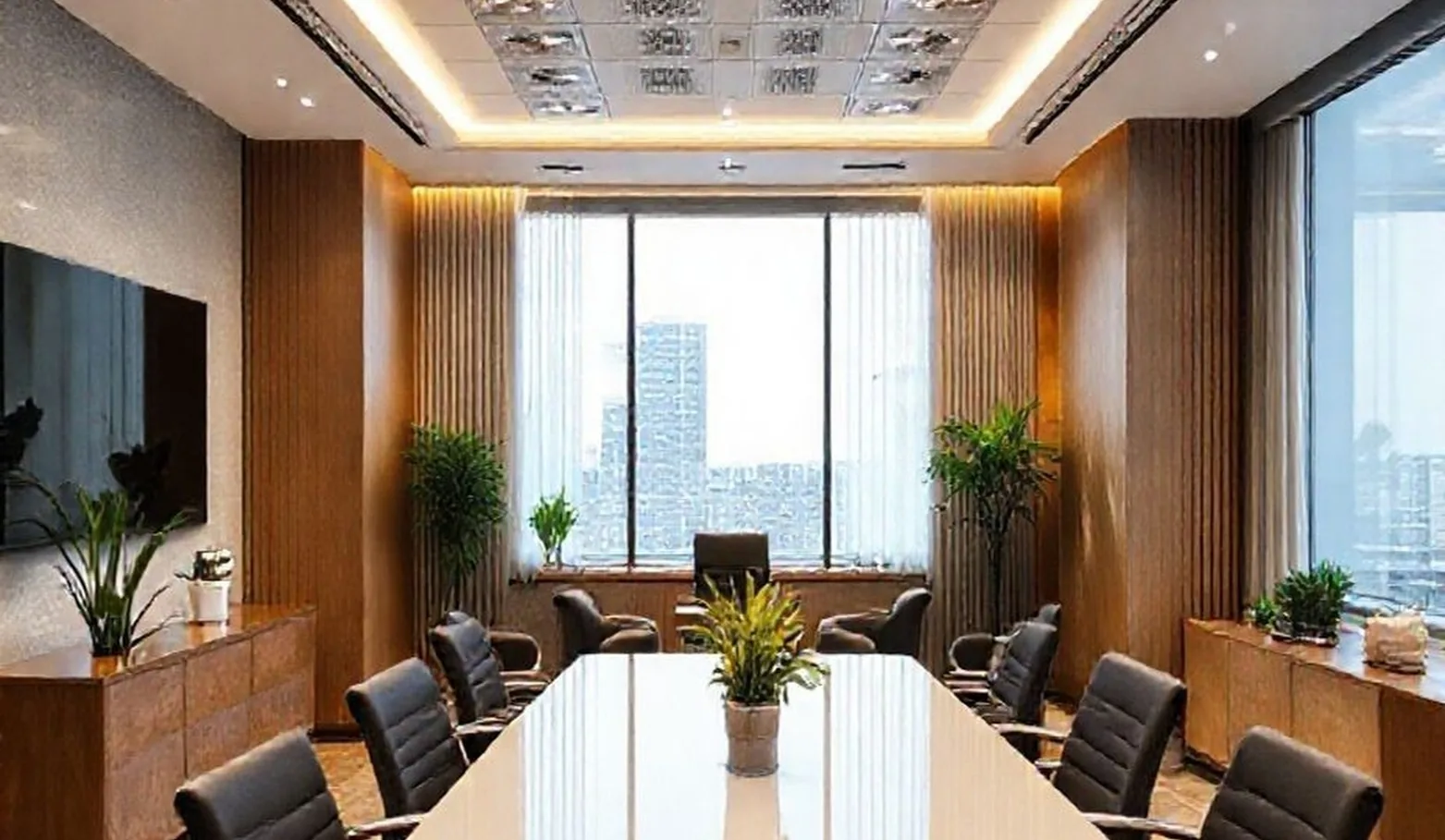 Executive placement consulting room meeting