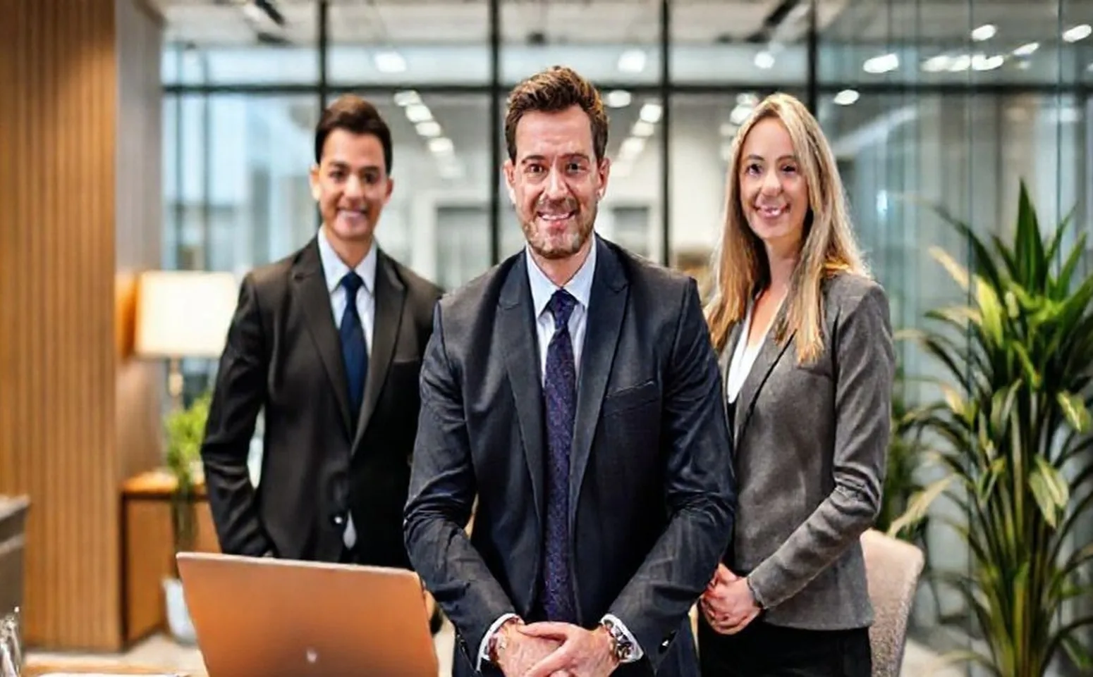 Executive recruitment professional workspace